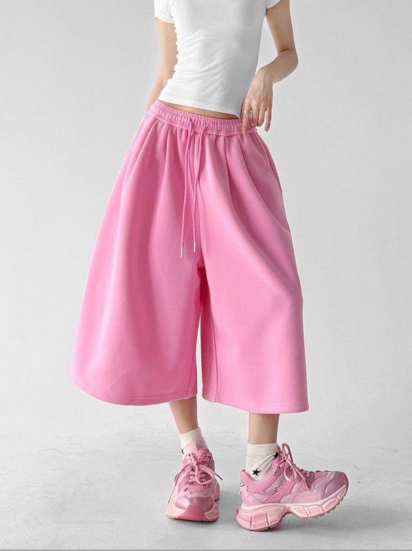 High-Waist Cropped Wide-Leg Sweatpants - CT6251 - COPPING THREADS - CT ORIGINALS