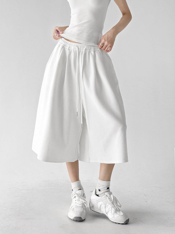 High-Waist Cropped Wide-Leg Sweatpants - CT6251 - COPPING THREADS - CT ORIGINALS