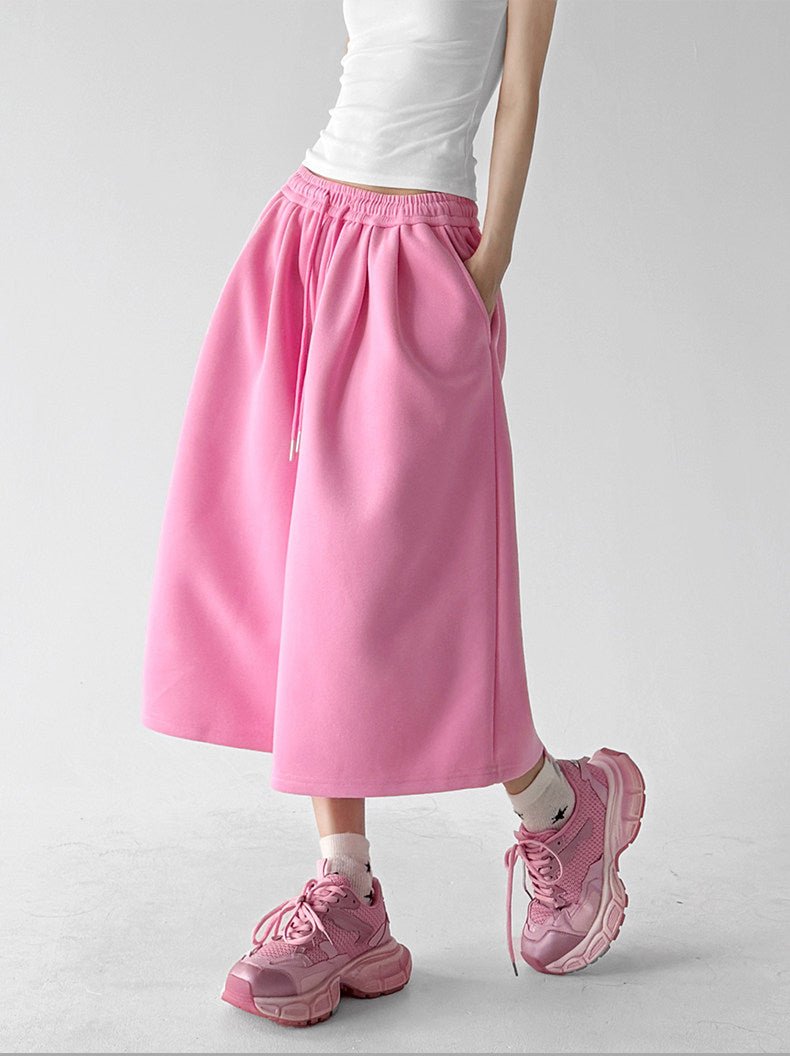 High-Waist Cropped Wide-Leg Sweatpants - CT6251 - COPPING THREADS - CT ORIGINALS