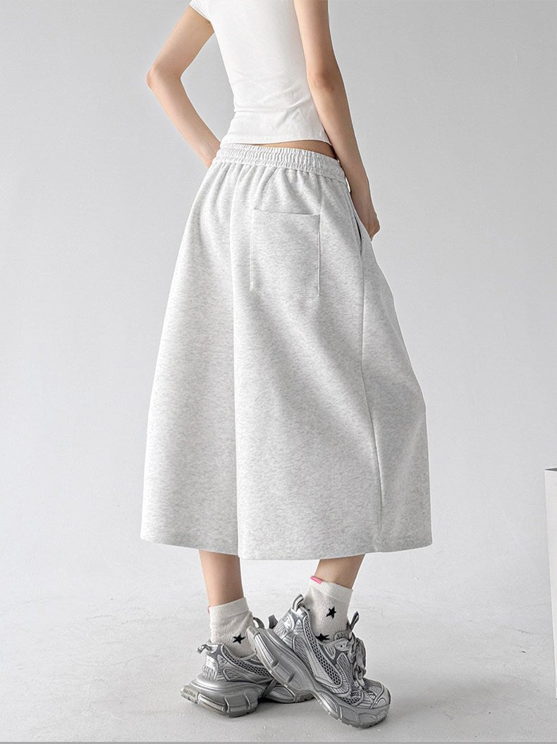 High-Waist Cropped Wide-Leg Sweatpants - CT6251 - COPPING THREADS - CT ORIGINALS