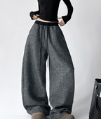 High Waist Drape Effect Wide - Leg Pants - COPPING THREADS - CT Select