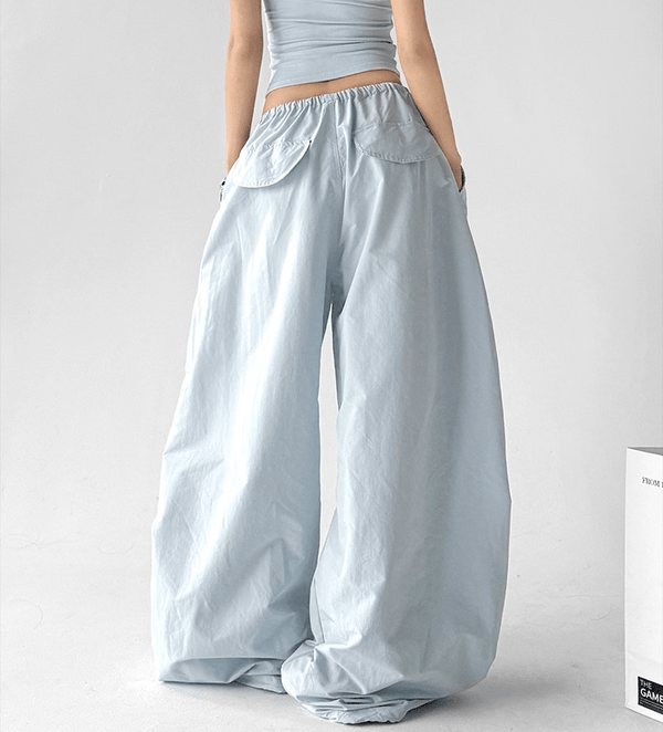 High Waist Drawstring Cargo Pants - CT6652 - COPPING THREADS - CT Select