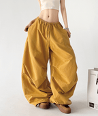 High Waist Drawstring Cargo Pants - CT6652 - COPPING THREADS - CT Select