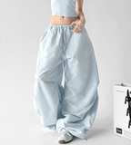 High Waist Drawstring Cargo Pants - CT6652 - COPPING THREADS - CT Select