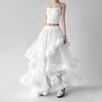 High - Waist Layered Tulle Maxi Skirt – CT5258 - COPPING THREADS - CT Select