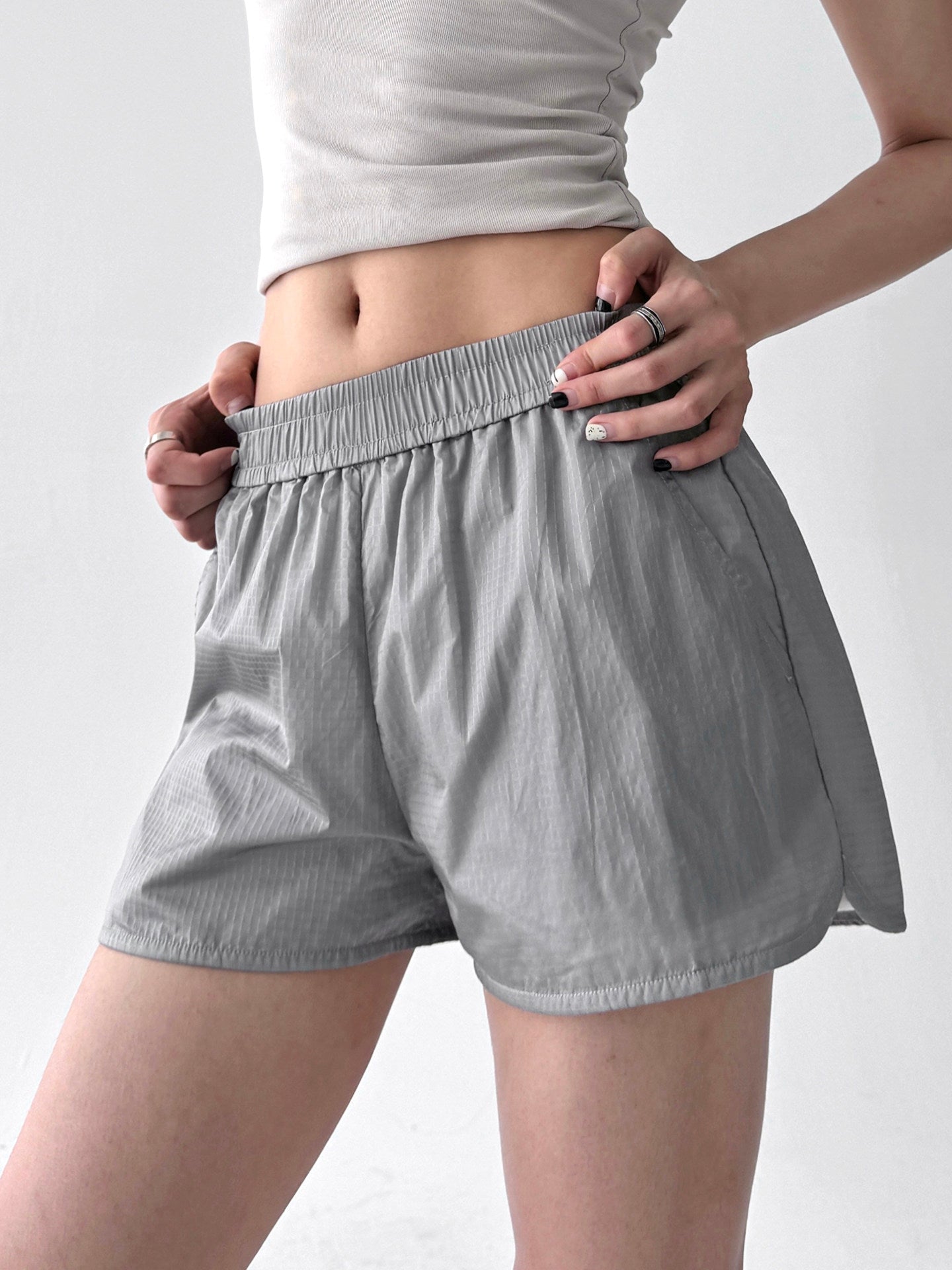 High-Waist Straight-Leg Shorts - CT750 Zweitbild