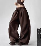 High - Waist Wide - Leg Drawstring Parachute Pants – CT6668 - COPPING THREADS - CT Select