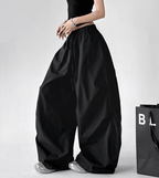 High - Waist Wide - Leg Drawstring Parachute Pants – CT6668 - COPPING THREADS - CT Select