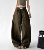 High - Waist Wide - Leg Parachute Cargo Pants – CT779 - COPPING THREADS - CT Select