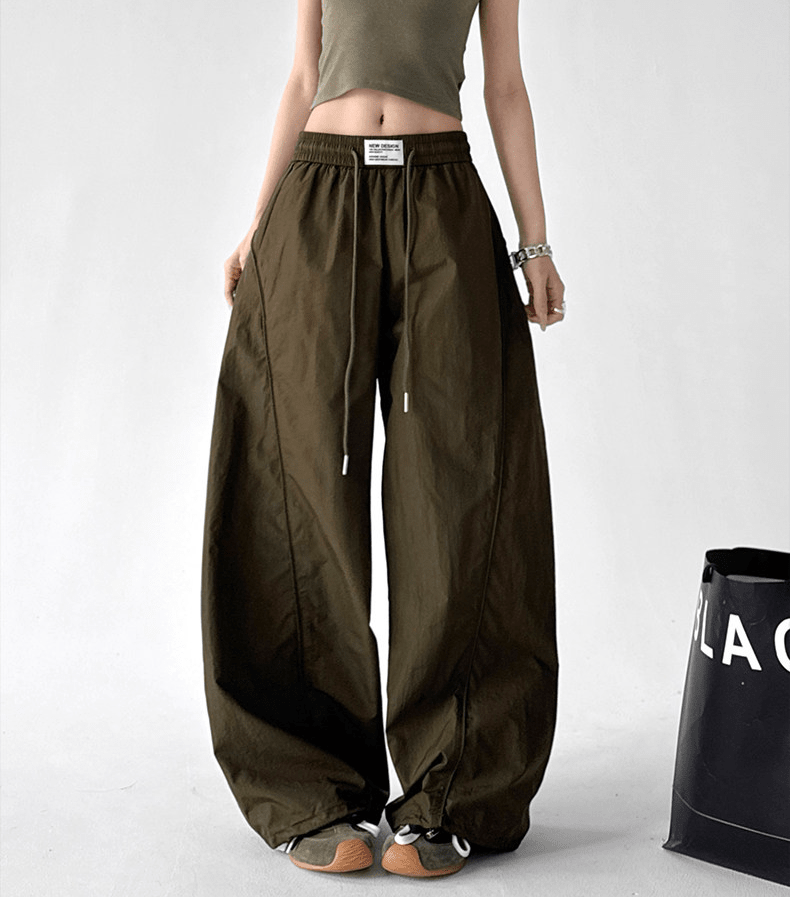 High - Waist Wide - Leg Parachute Cargo Pants – CT779 - COPPING THREADS - CT Select