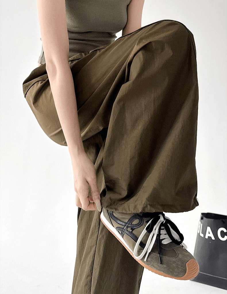 High - Waist Wide - Leg Parachute Cargo Pants – CT779 - COPPING THREADS - CT Select