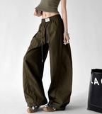 High - Waist Wide - Leg Parachute Cargo Pants – CT779 - COPPING THREADS - CT Select