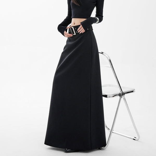 High - Waisted A - Line Skirt - COPPING THREADS - CHICISLAND