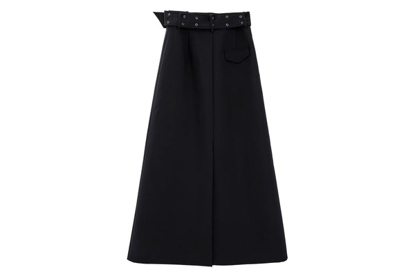 High - Waisted A - Line Skirt - COPPING THREADS - CHICISLAND