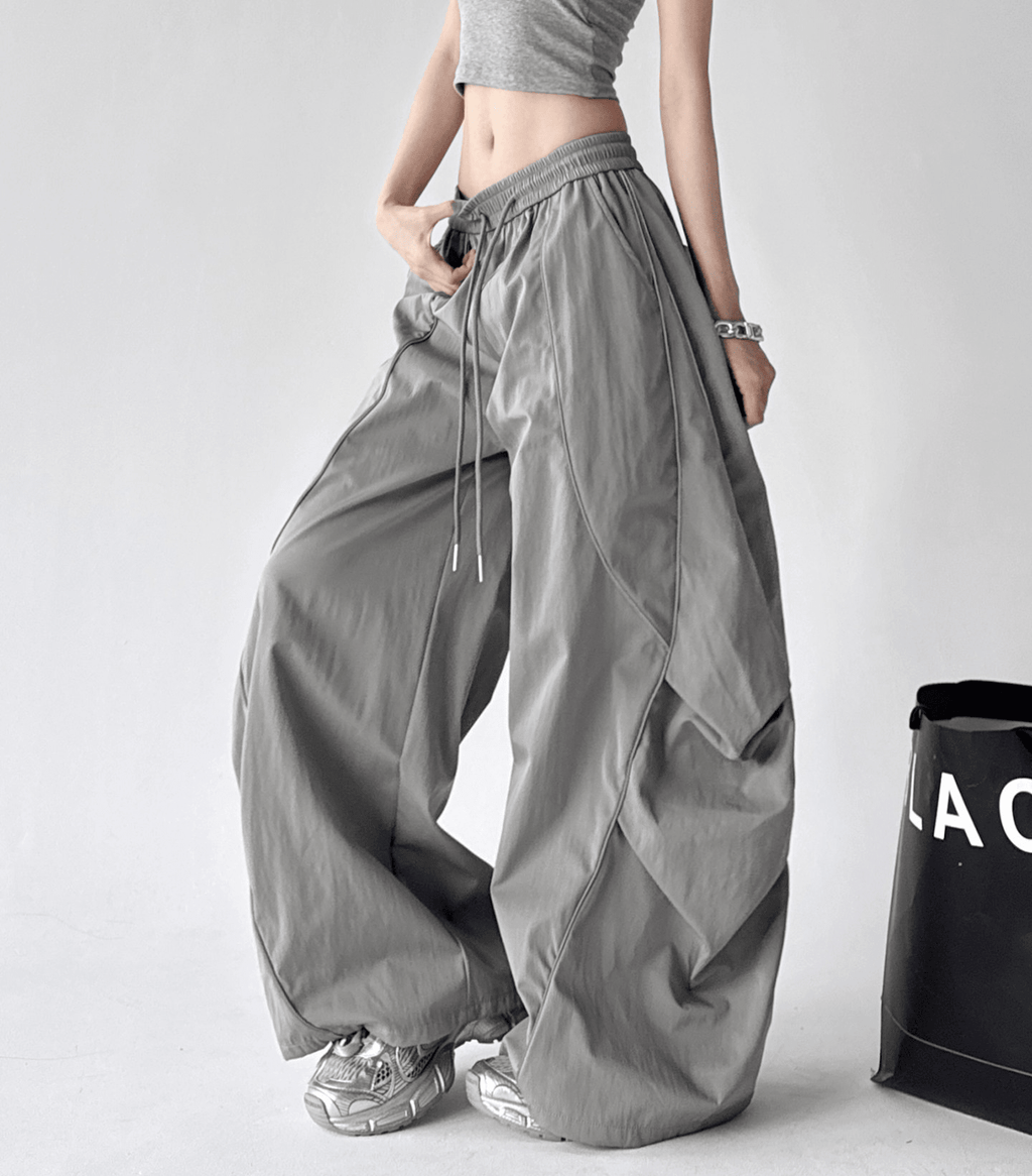 High - Waisted Draped Wide - Leg Pants – CT735 - COPPING THREADS - CT Select