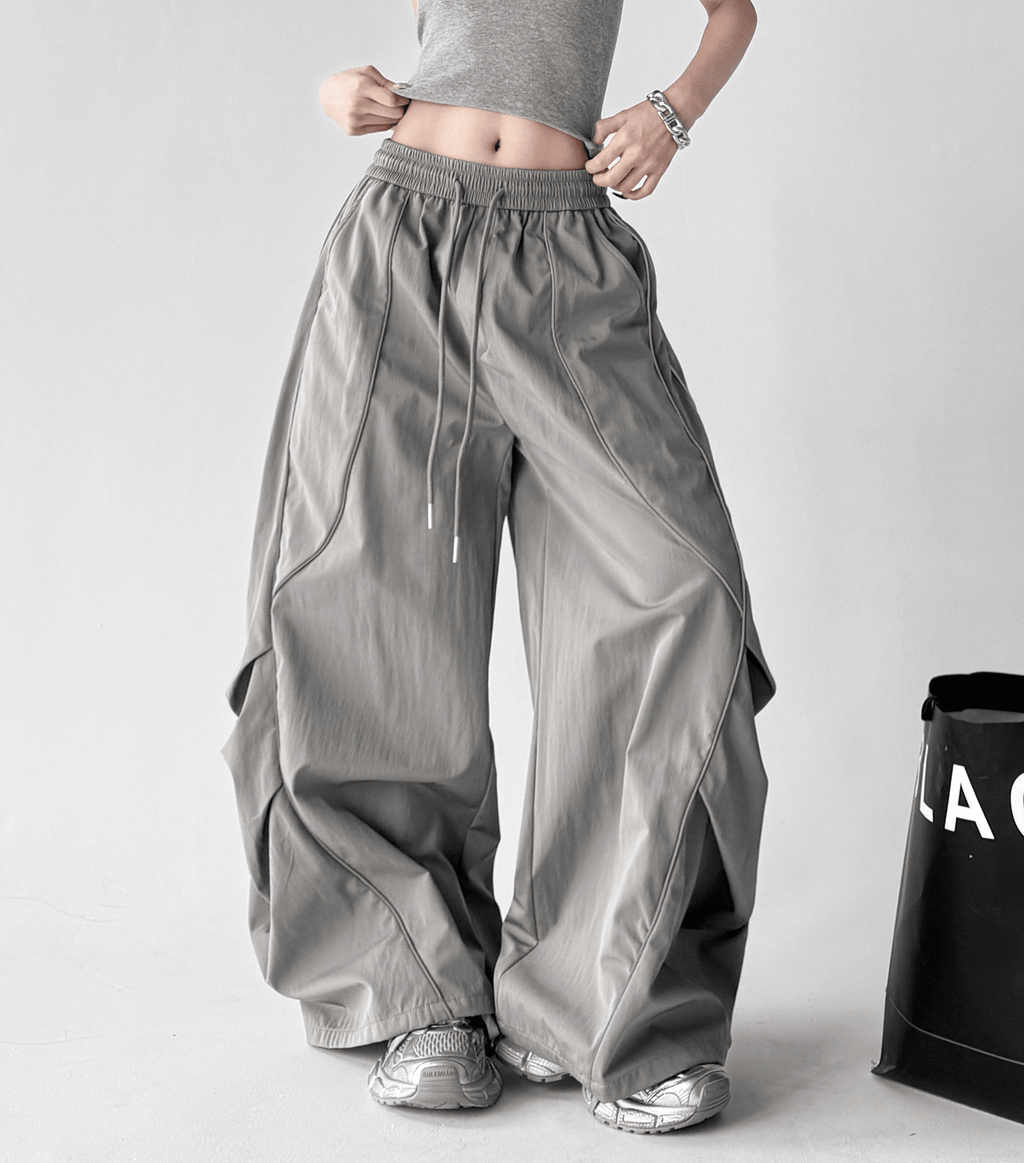 High - Waisted Draped Wide - Leg Pants – CT735 - COPPING THREADS - CT Select