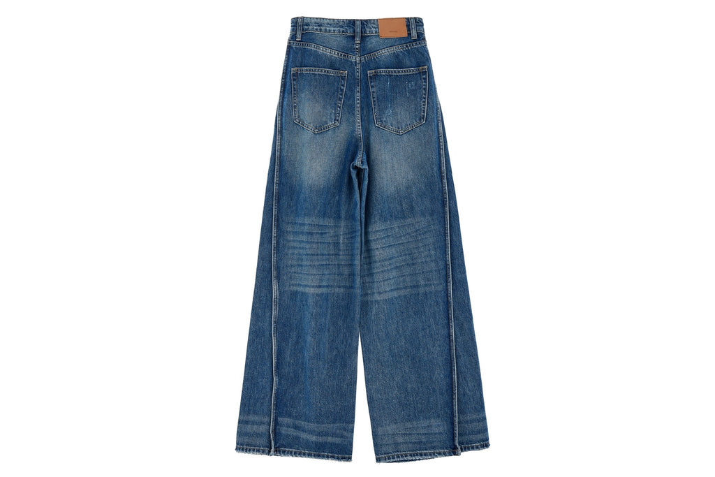 High - Waisted Loose Fit Wide - Leg Denim - COPPING THREADS - CHICISLAND