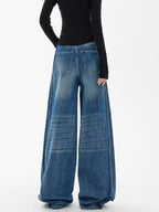 High - Waisted Loose Fit Wide - Leg Denim - COPPING THREADS - CHICISLAND