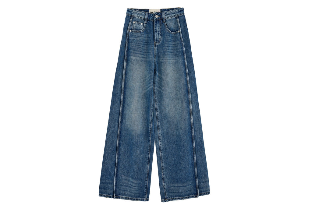High - Waisted Loose Fit Wide - Leg Denim - COPPING THREADS - CHICISLAND