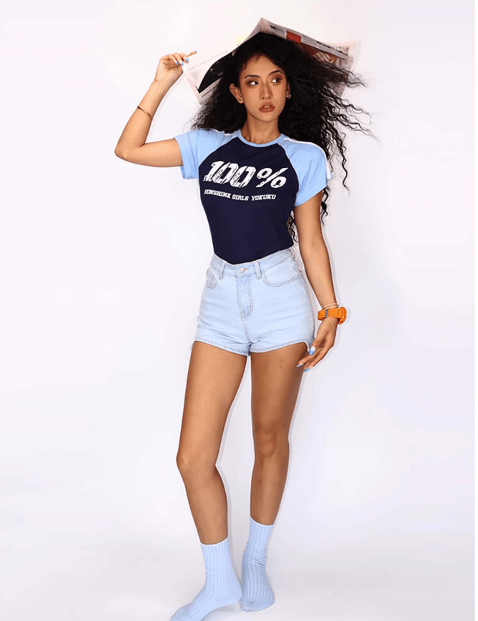 High - Waisted Slim Fit Shorts - COPPING THREADS - Yokuku