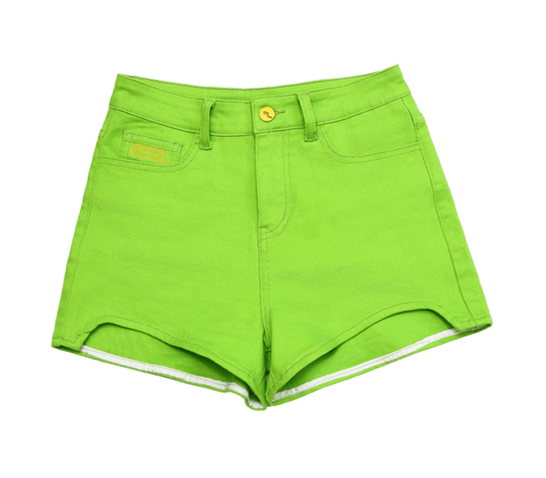 High - Waisted Slim Fit Shorts - COPPING THREADS - Yokuku