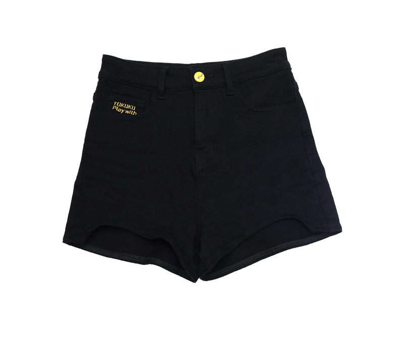 High - Waisted Slim Fit Shorts - COPPING THREADS - Yokuku