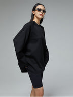 Horned Sleeve Design Long Sleeve Sweatshirt - COPPING THREADS - CT Select