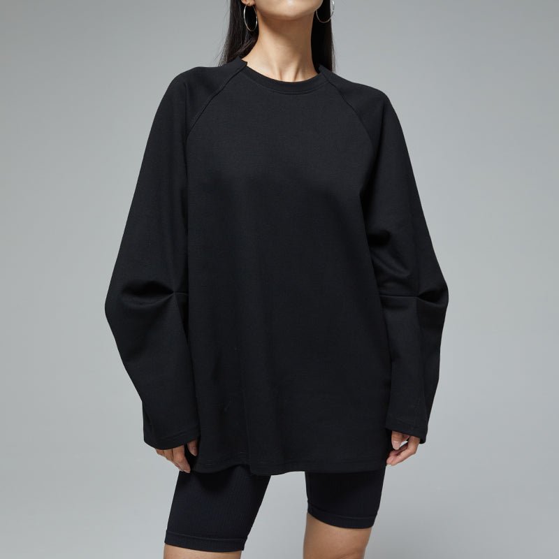 Horned Sleeve Design Long Sleeve Sweatshirt - COPPING THREADS - CT Select