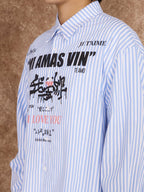 'I Love You' Language Print Long Sleeve Shirt - COPPING THREADS - ARTMONSTER