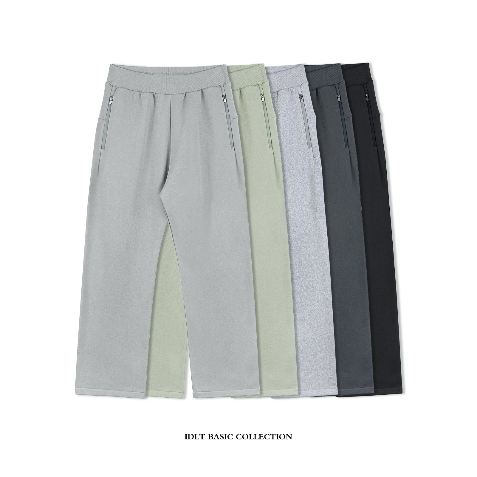 IDLT Basic Zipper Sweatpants - COPPING THREADS - IDLT