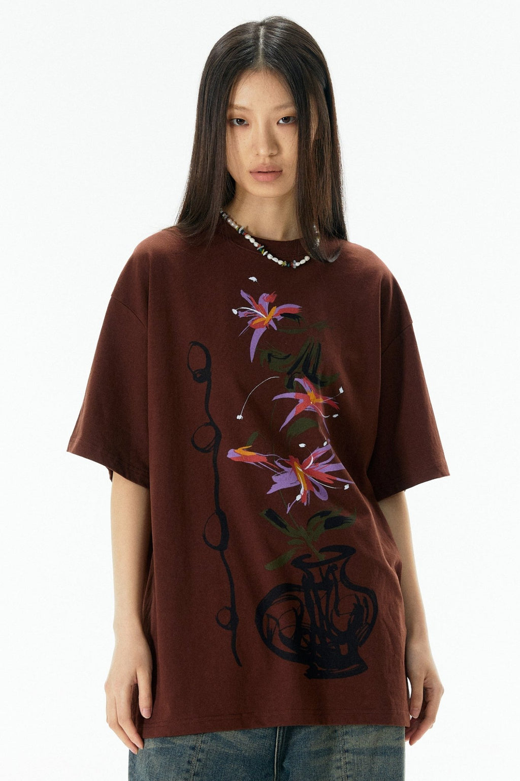 Ink Vase Print Tee - COPPING THREADS - APRIORITY