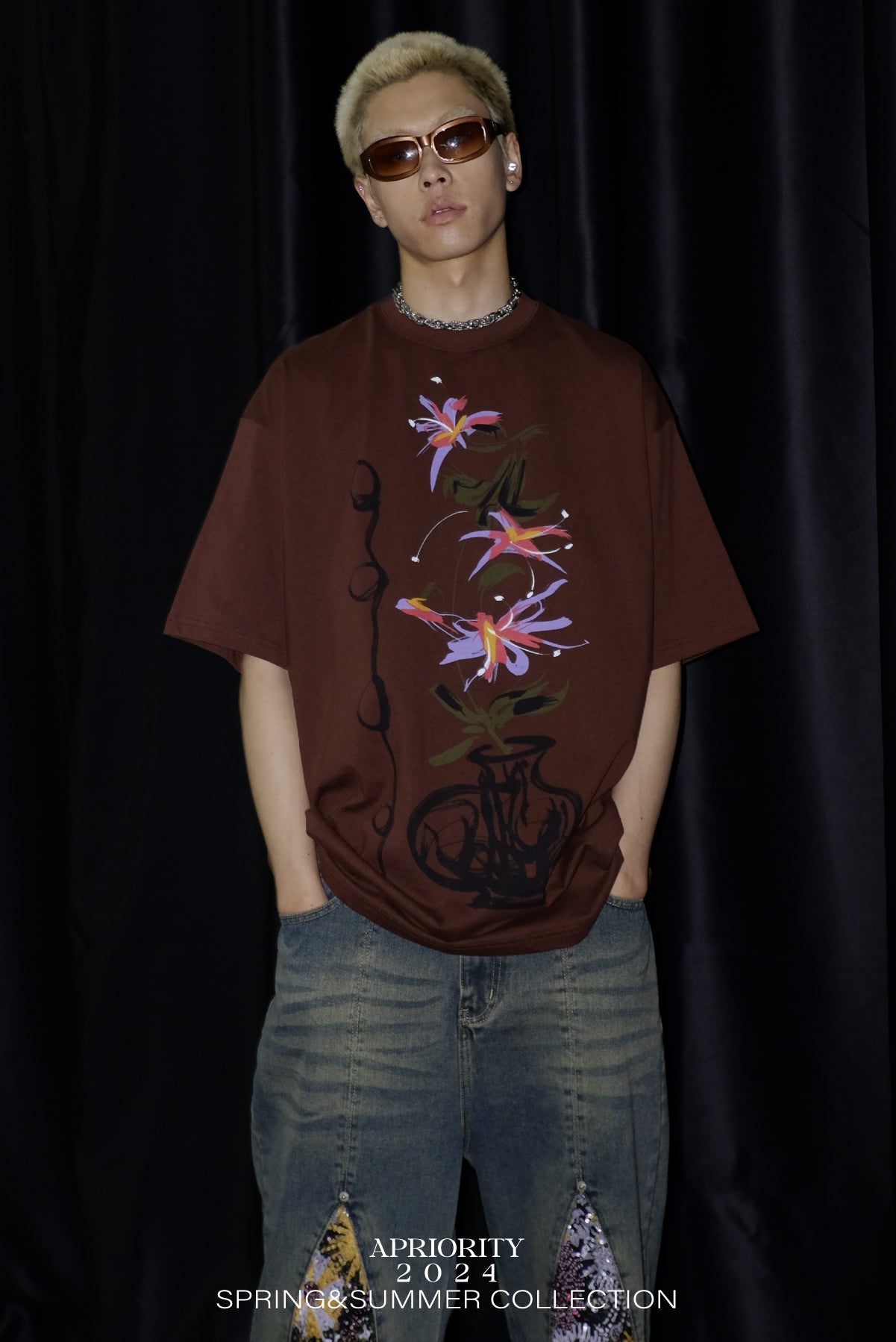 Ink Vase Print Tee - COPPING THREADS - APRIORITY