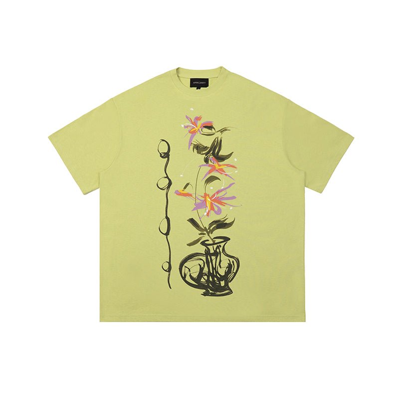 Ink Vase Print Tee - COPPING THREADS - APRIORITY