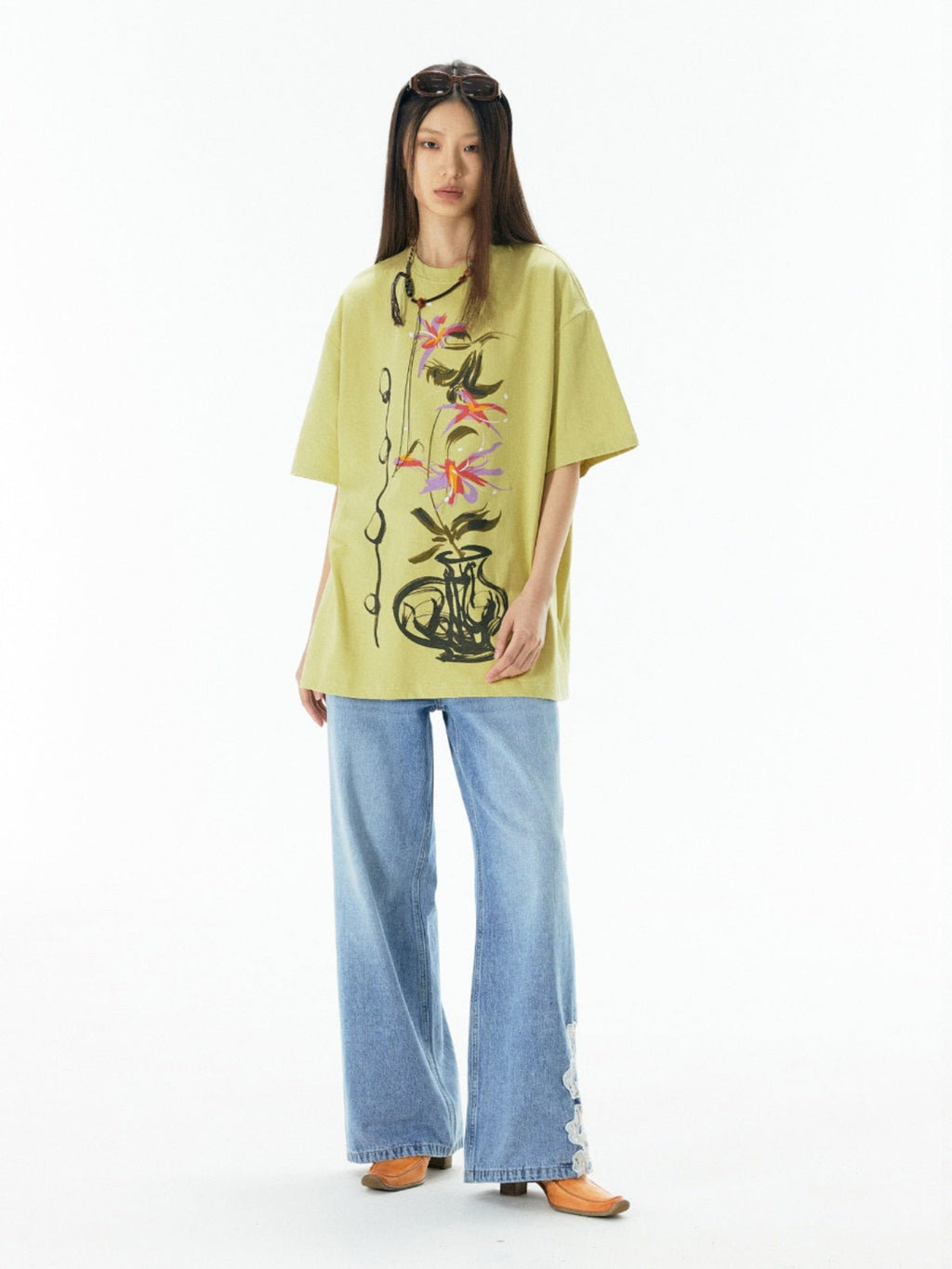 Ink Vase Print Tee - COPPING THREADS - APRIORITY