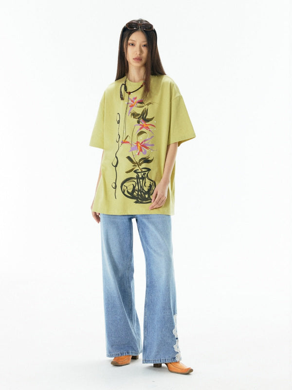 Ink Vase Print Tee - COPPING THREADS - APRIORITY