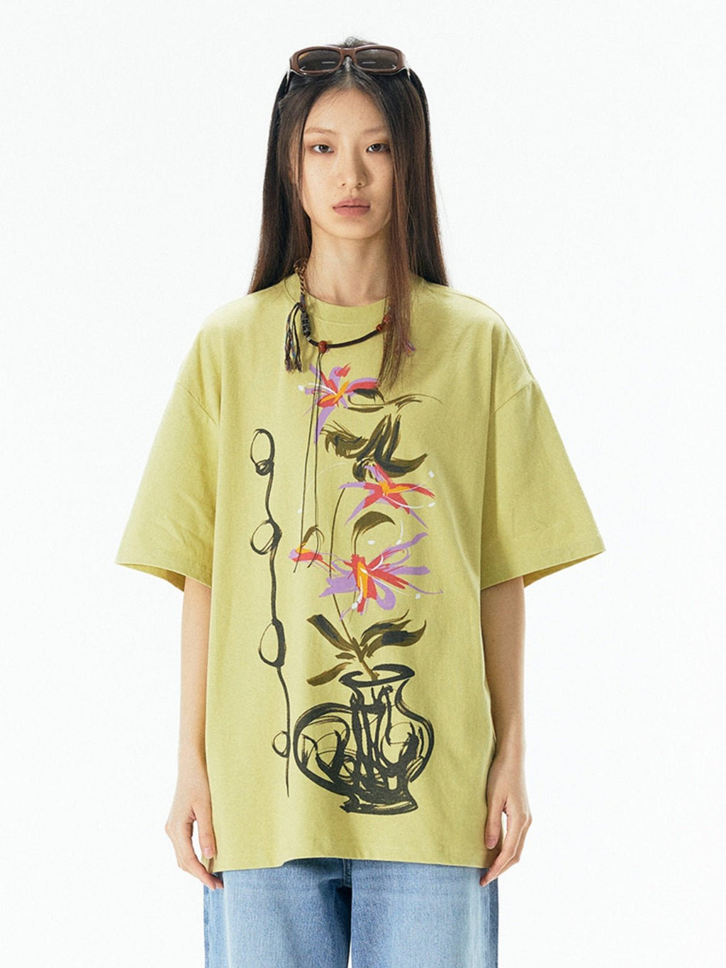 Ink Vase Print Tee - COPPING THREADS - APRIORITY