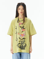 Ink Vase Print Tee - COPPING THREADS - APRIORITY