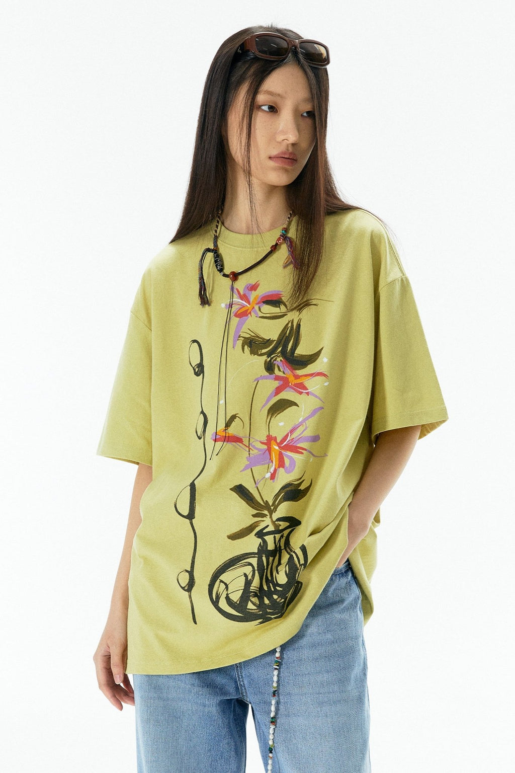 Ink Vase Print Tee - COPPING THREADS - APRIORITY