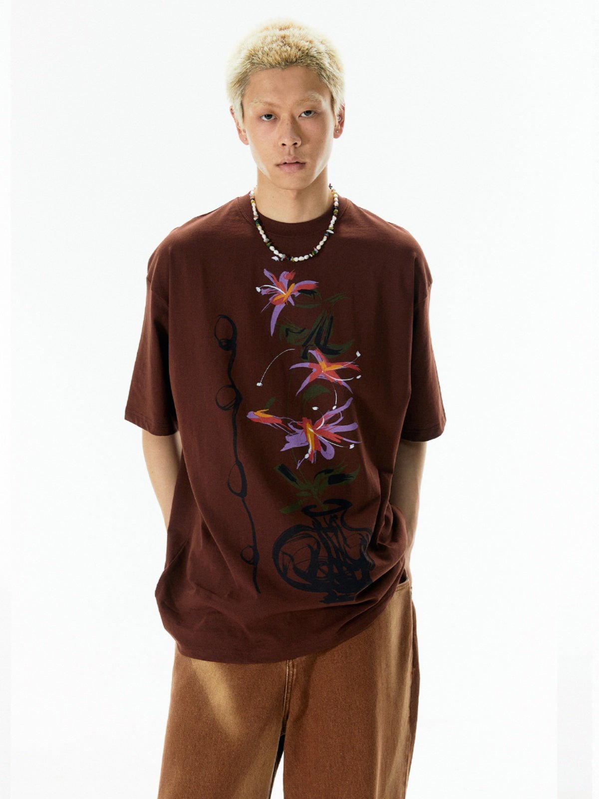 Ink Vase Print Tee - COPPING THREADS - APRIORITY