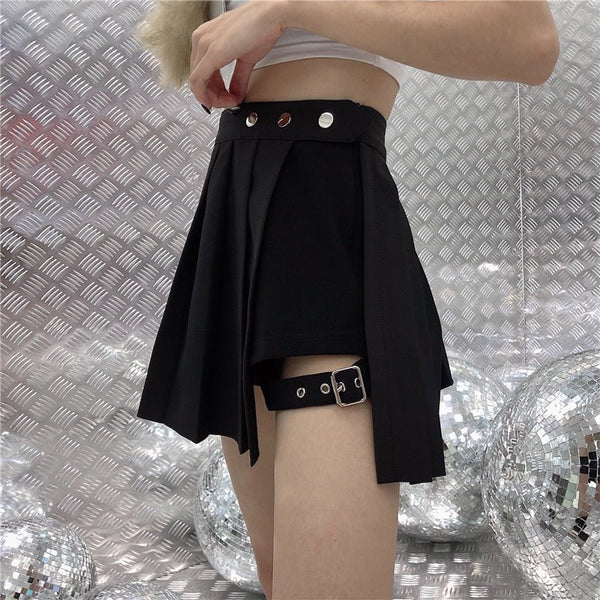 Irregular Pleated Mini Skirt - COPPING THREADS - CT Select