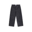 IDLT jeans, washed black front.