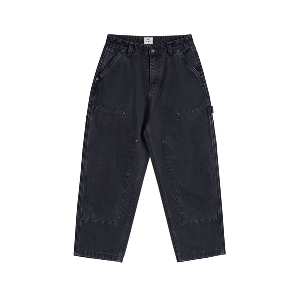 Charcoal pants, front view (JH27).