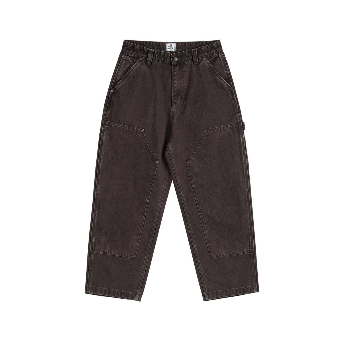 Chocolate Brown pants, front view (JH27).