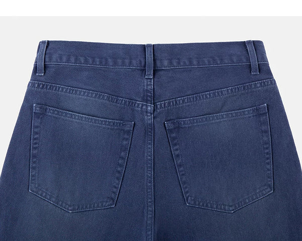 IDLT jeans, blue back waistband and pockets.