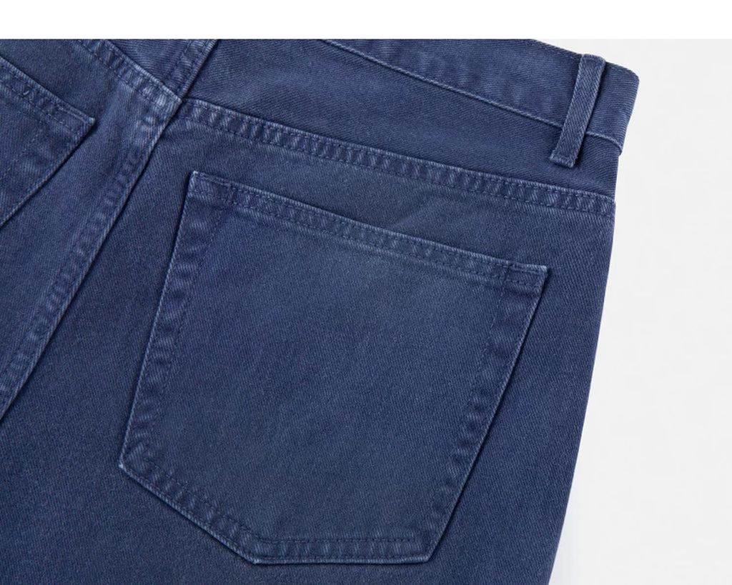 IDLT jeans, blue back pocket.