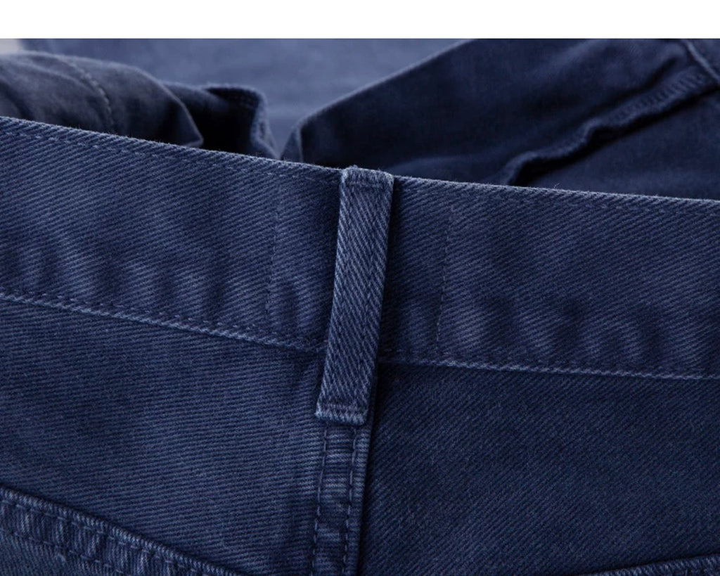 IDLT jeans, blue belt loop.