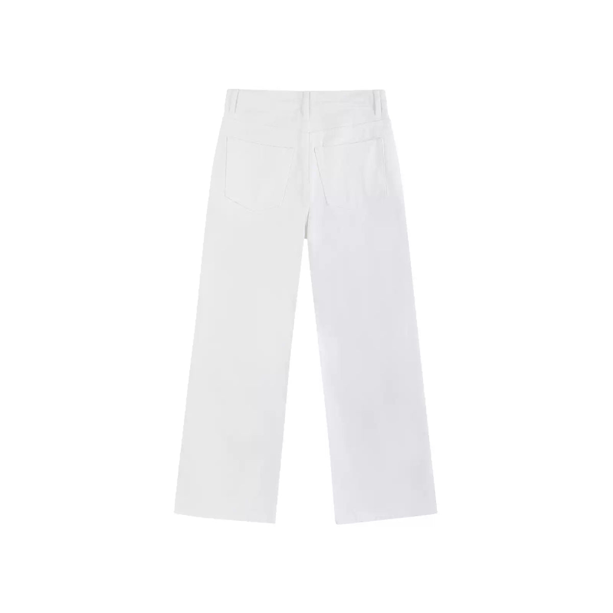 IDLT jeans, white back.