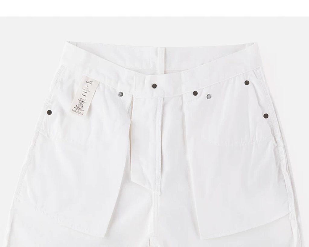 IDLT jeans, white inner pockets.