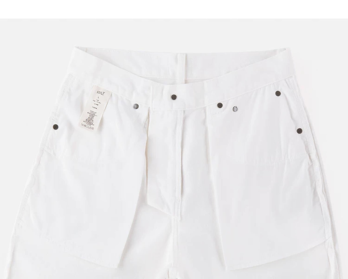 IDLT jeans, white inner pockets.