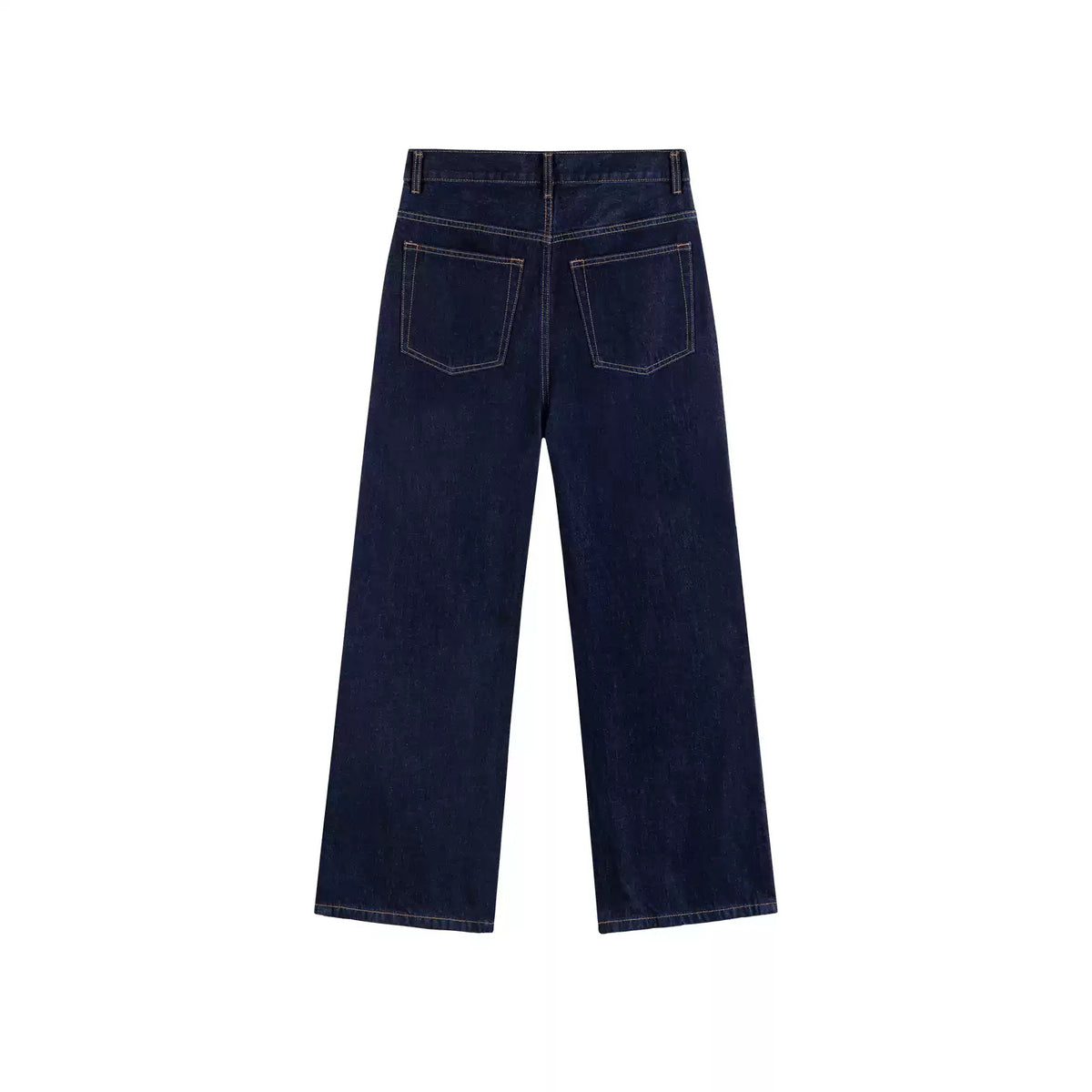 IDLT jeans, dark blue back.